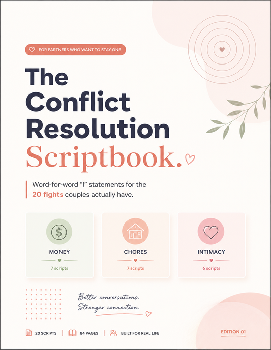 Conflict Resolution Scriptbook : The guide for all Couples